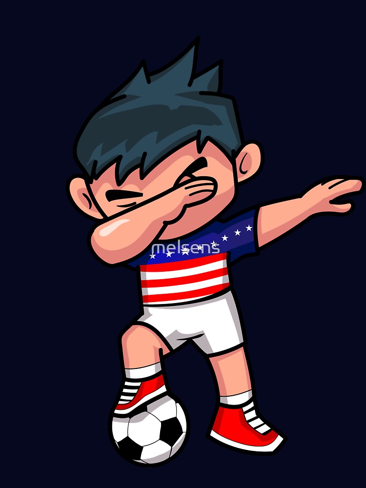 Soccer Boy Dabbing USA by melsens