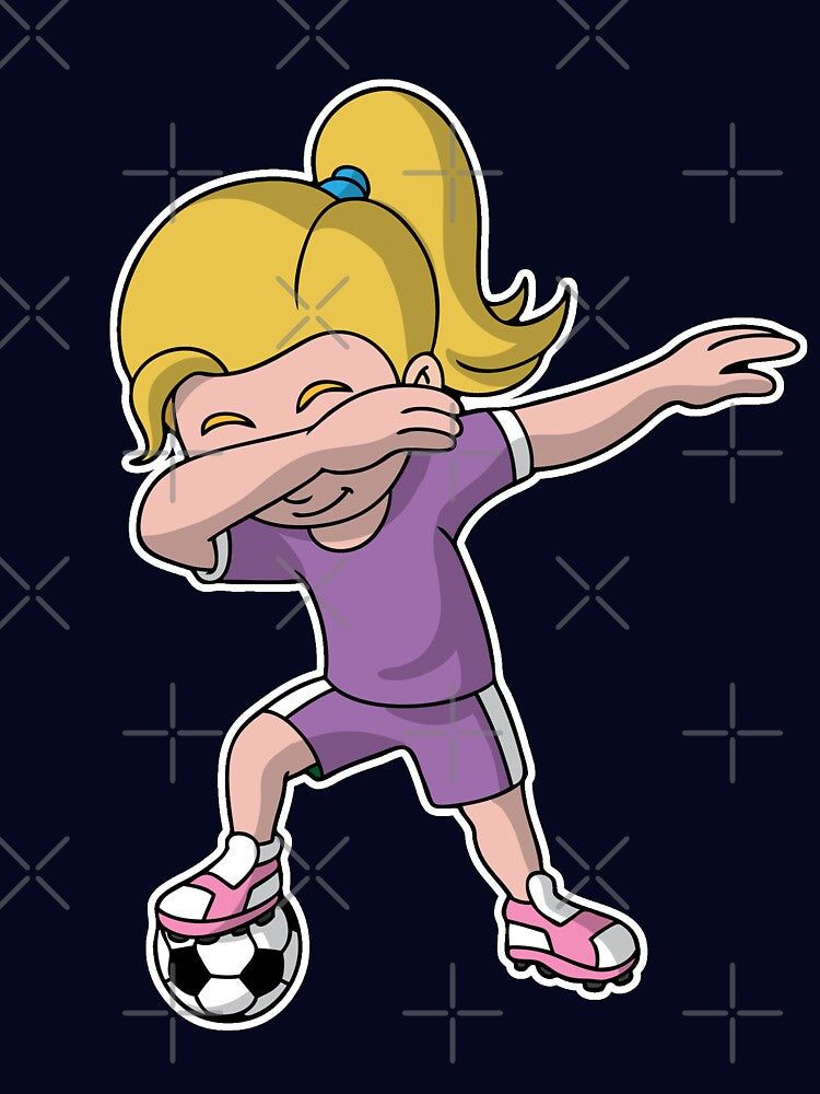 Dabbing Soccer Girl by frittata