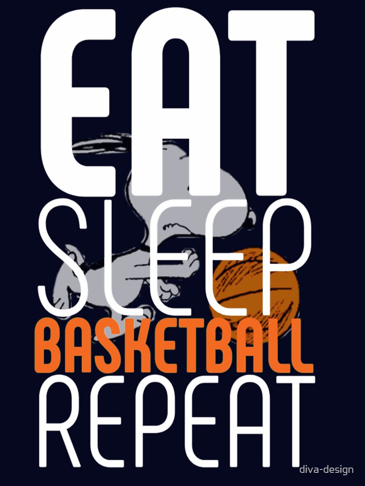 Eat Sleep Basketball Repeat by diva-design
