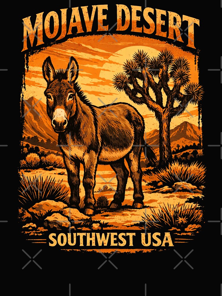 Mojave Desert Wild Burro Southwest USA by MojaveTradePost