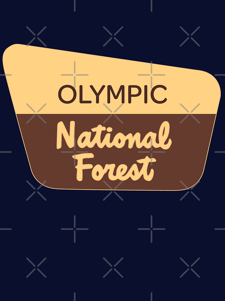 Olympic National Forest Sign by RoguePixel