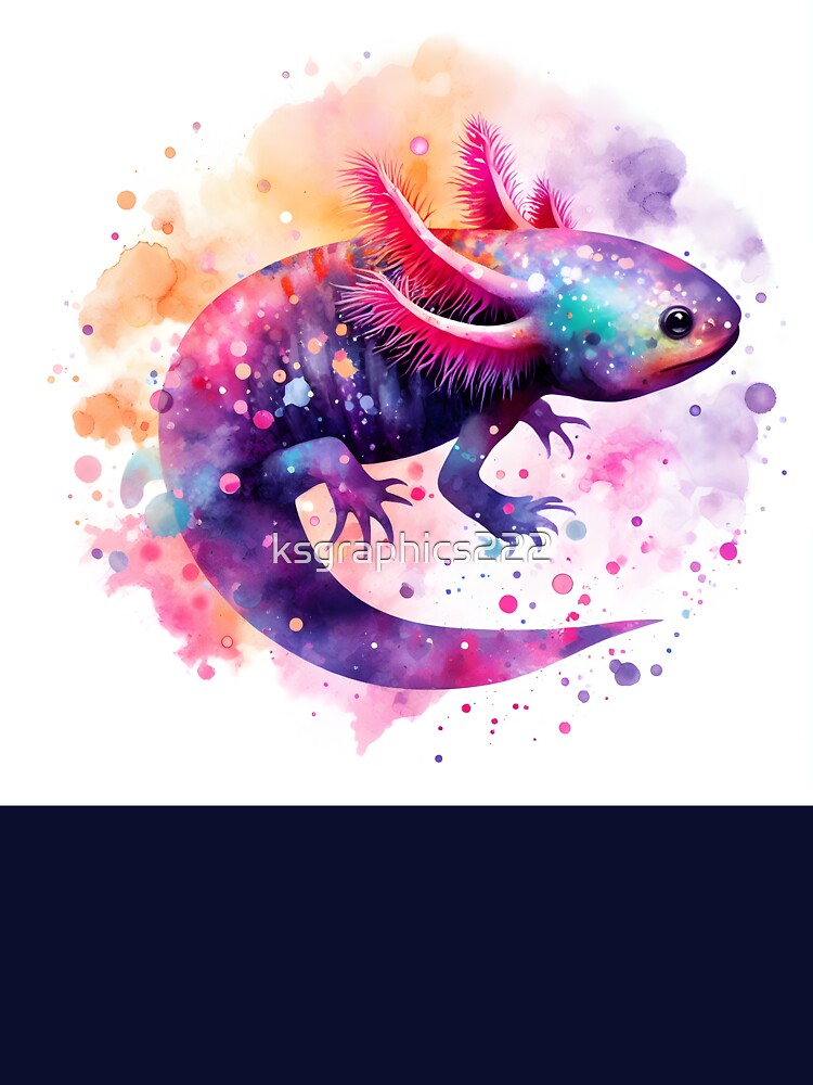 Axolotl Art #7 | Axolotl Lovers by ksgraphics222