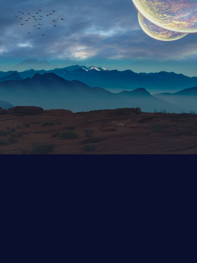 Mountain,moon,view by grickodd