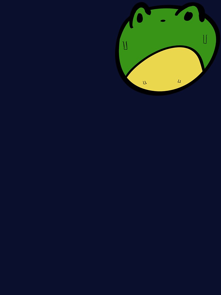 Funky Funny Round Cartoon Frog – Cute Amphibian by HairyBanana