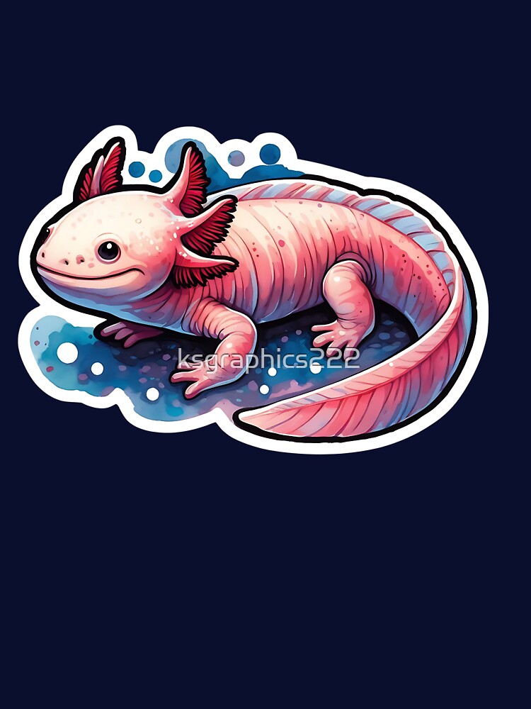 Axolotl Art #125 | Axolotl Lovers by ksgraphics222