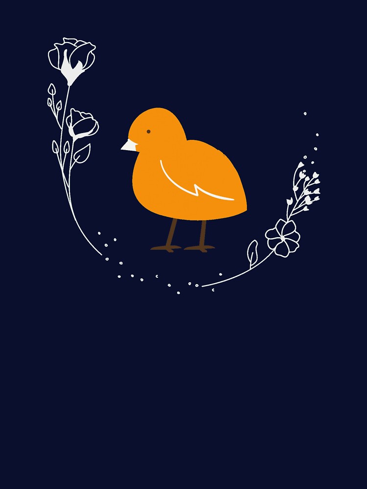 Cute Floral Baby Chick by Cluckin' Mad