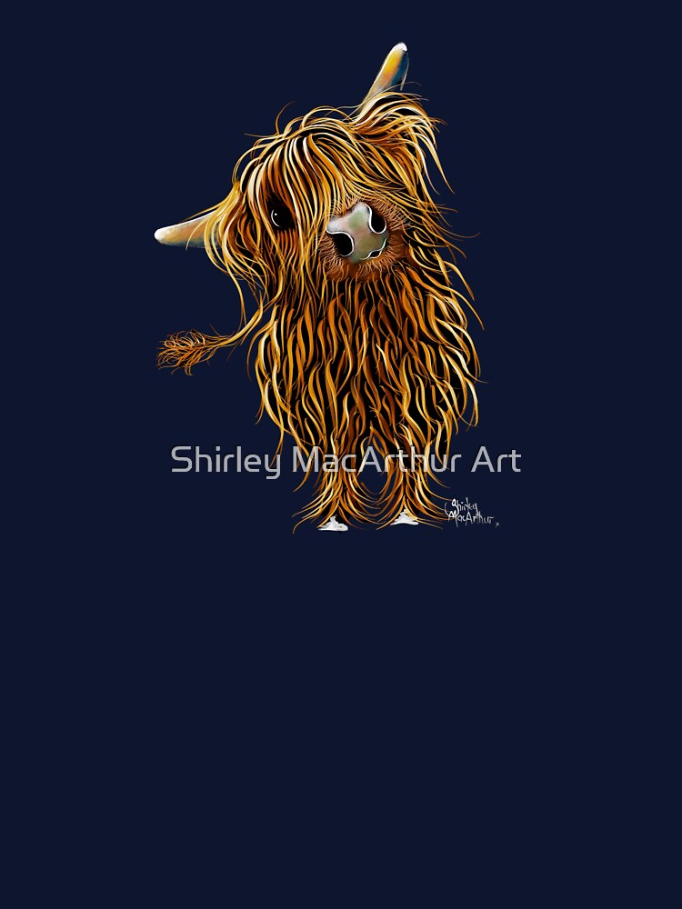 HiGHLaND CoW PRiNT SCoTTiSH ' CoooWeee ' BY SHiRLeY MacARTHuR by Shirley MacArthur Art