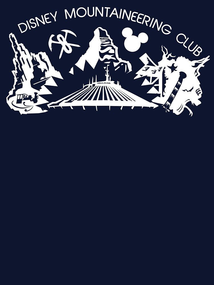 Big Thunder / Matterhorn / Space / Splash Mountain Mountaineering Club (light) by kruk