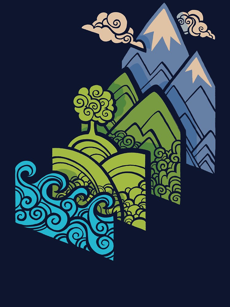 How to Build a Landscape : Blue by Wayne Minnis