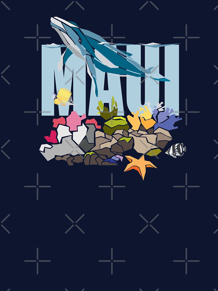 Maui Hawaii -  Whale coral reef menagerie by petloverswag