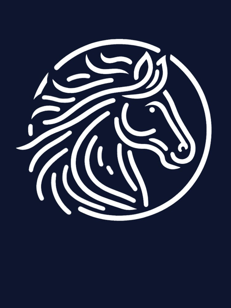 Majestic Horse Symbol Design for Equine Lovers by gkhanco
