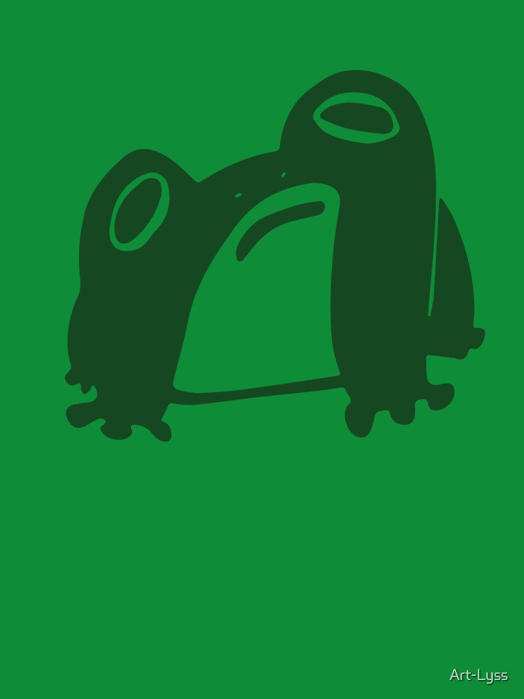 Dark Green Melancholy Frog by Art-Lyss