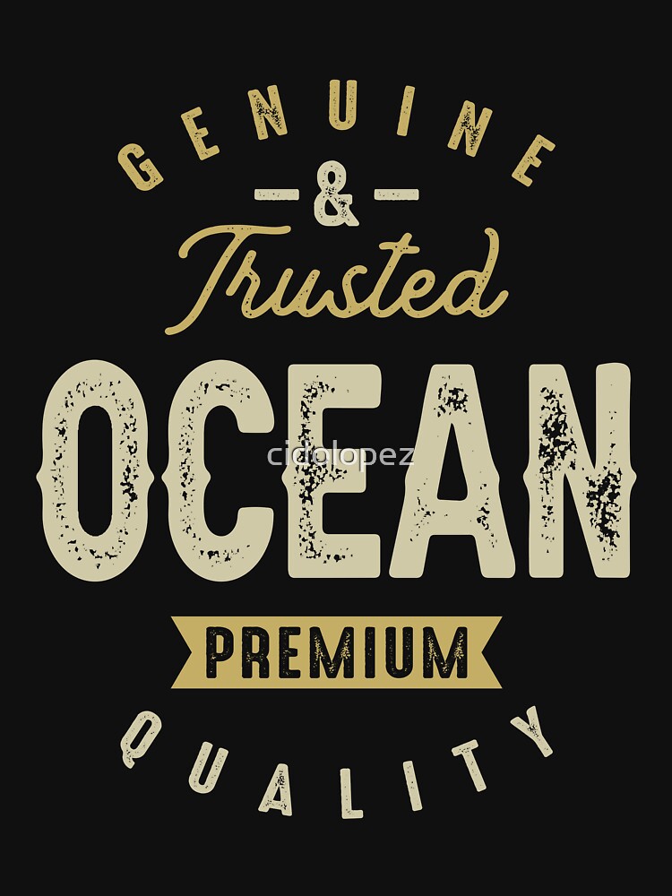 Genuine Ocean Funny Personalized Name by cidolopez