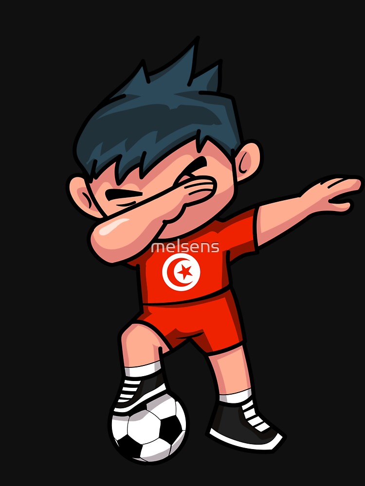 Soccer Boy Dabbing Tunisia by melsens