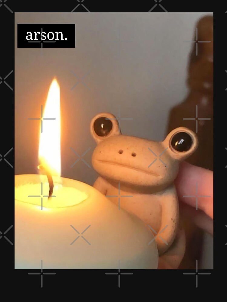 HD Arson Evil Sad Frog Face Meme by fomodesigns