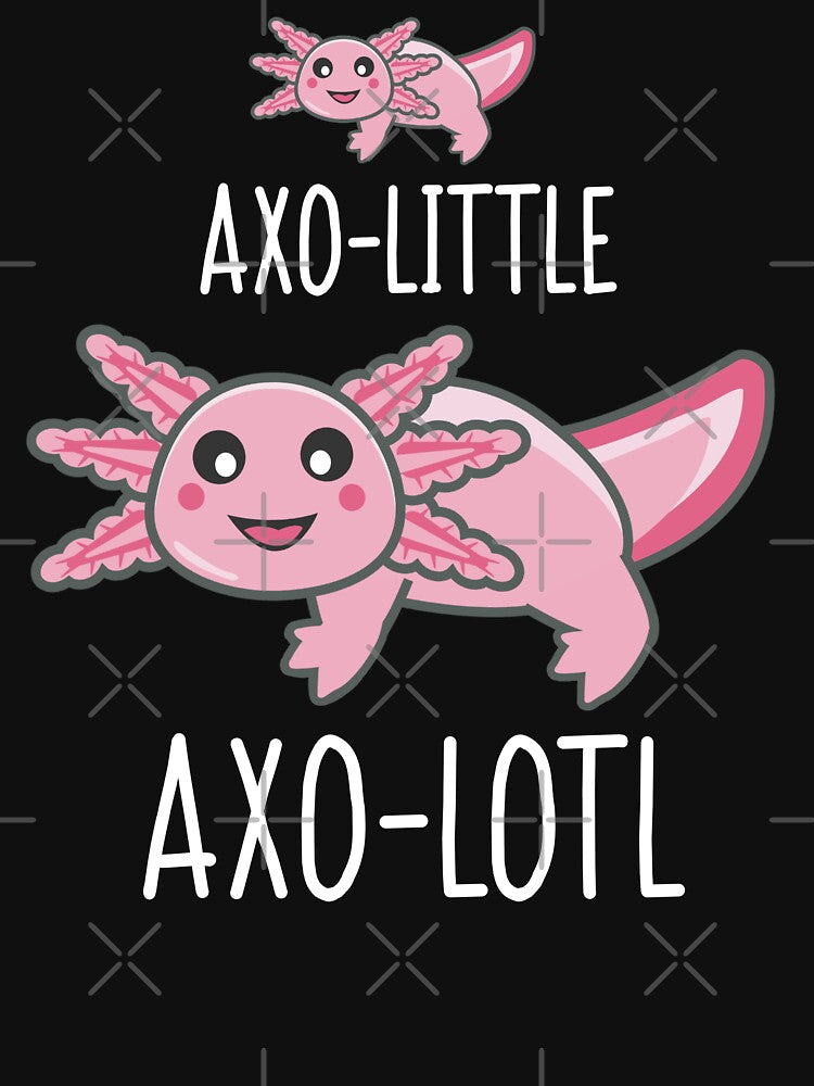 Funny Axolotl Pun Axolittle Axolotl by eternallygifted
