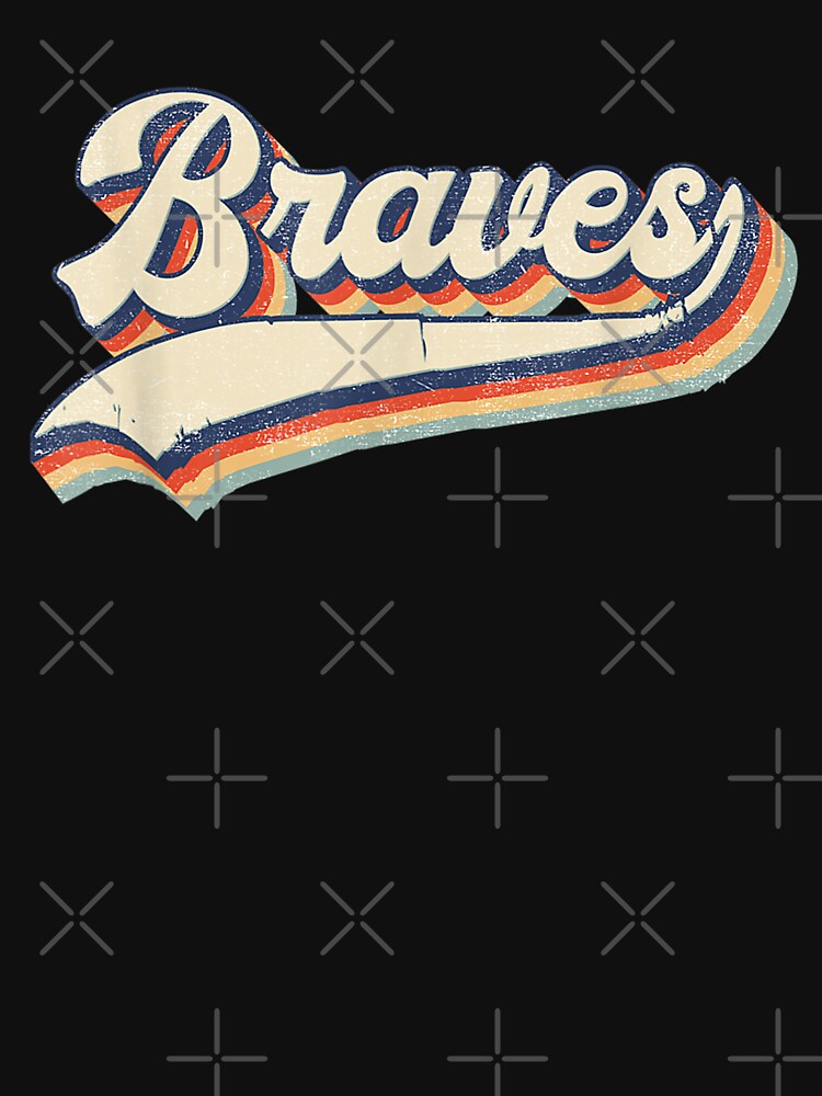 Braves Sports Name Vintage Retro Gift Men Women Girl Boy by Craig Hall