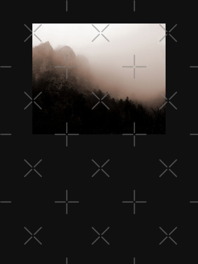 Dark foggy forest background landscape photography by by-jwp