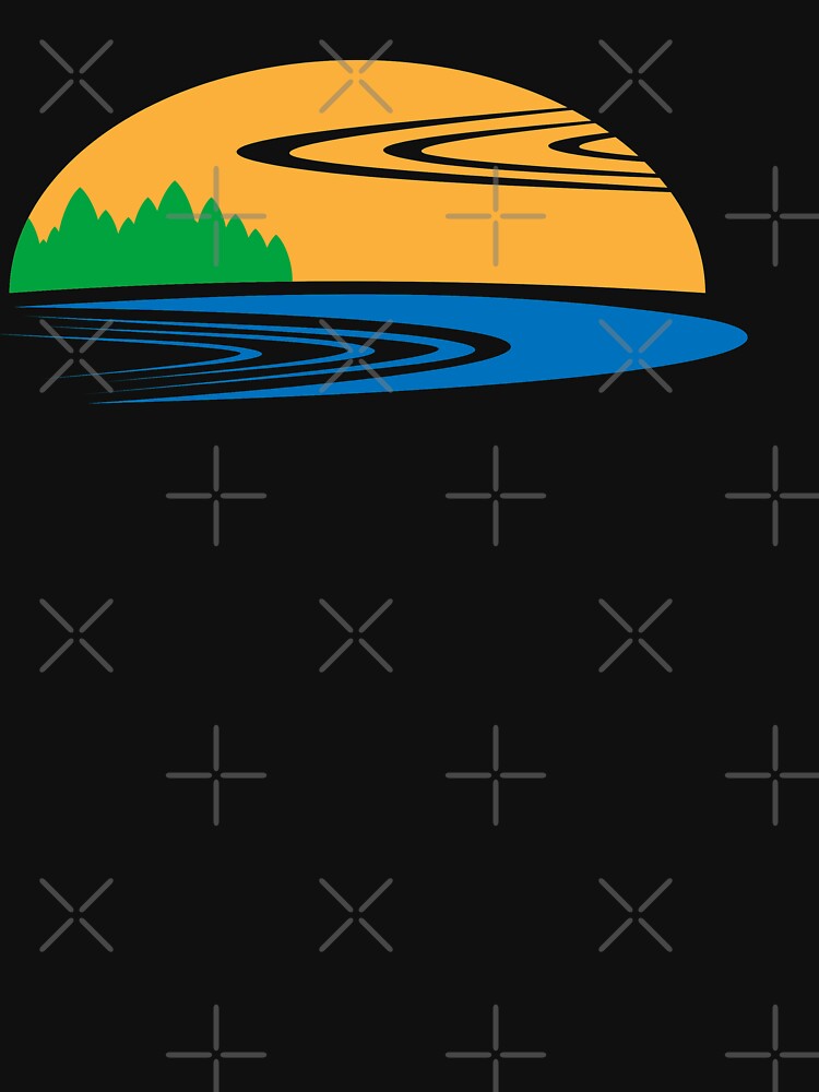 sunset ocean retro by t-style-jmah