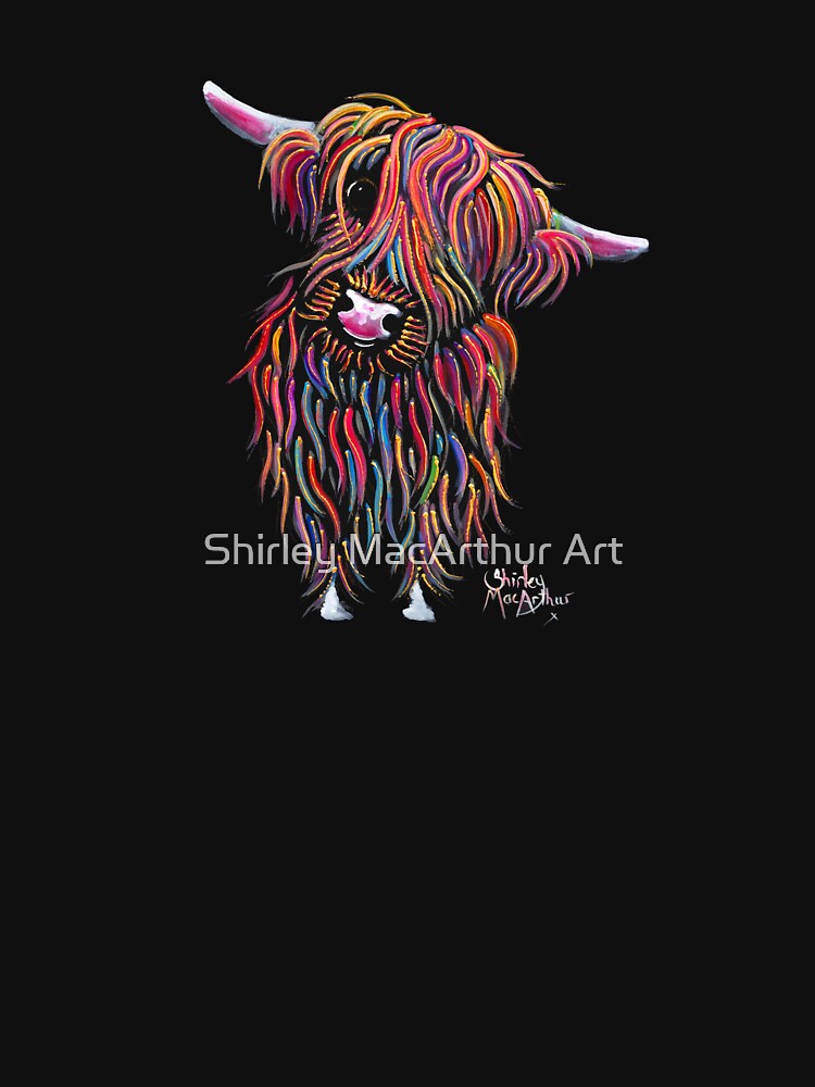 Scottish Highland Cow ' BoLLY ' by Shirley MacArthur by Shirley MacArthur Art