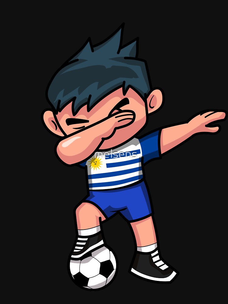 Soccer Boy Dabbing Uruguay by melsens