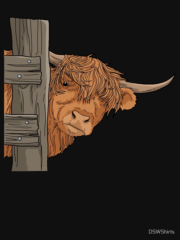 Scottish Highland Cow Spirit Animal Highland Cow Gifts by DSWShirts