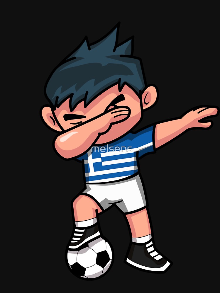 Soccer Boy Dabbing Greece by melsens