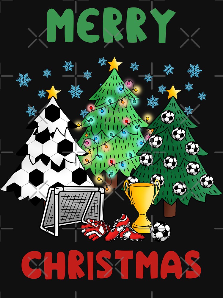 Merry Christmas - Soccer Ball Christimas Trees by Georgy09