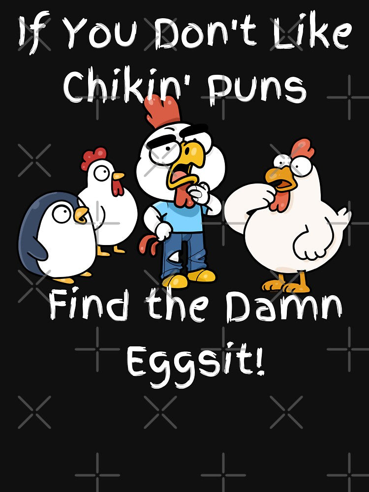 Find The Eggsit Funny Chicken by Rich Summers Art