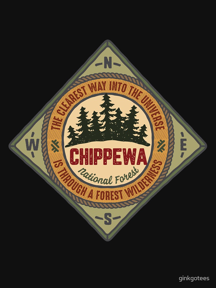 Chippewa National Forest shirt (JJJ) by ginkgotees