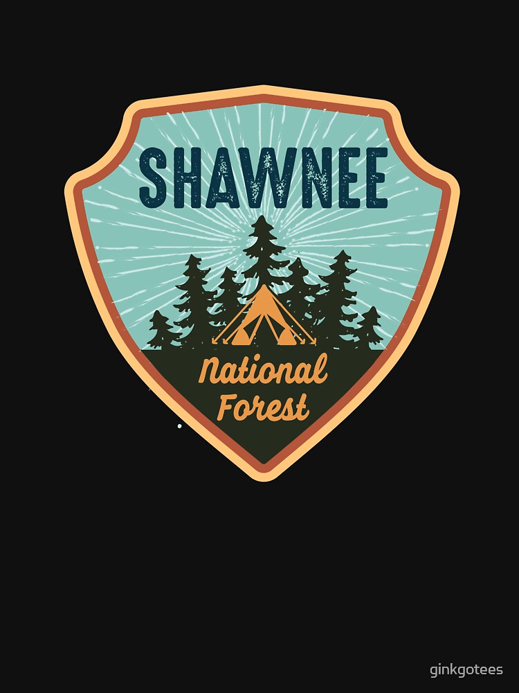 Shawnee National National Forest shirt (III) by ginkgotees
