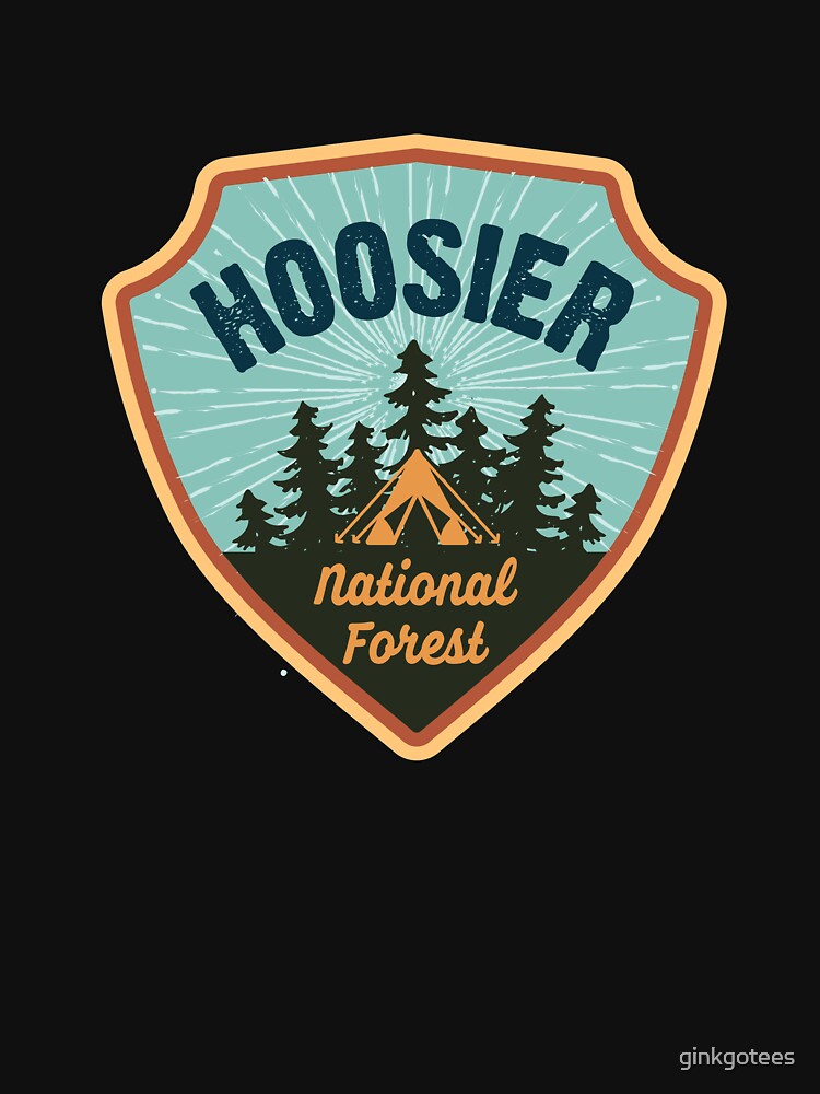 Hoosier National Forest shirt (III) by ginkgotees