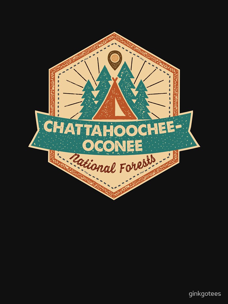 Chattahoochee-Oconee National Forests Shirts, Stickers and Mugs (RRR) by ginkgotees