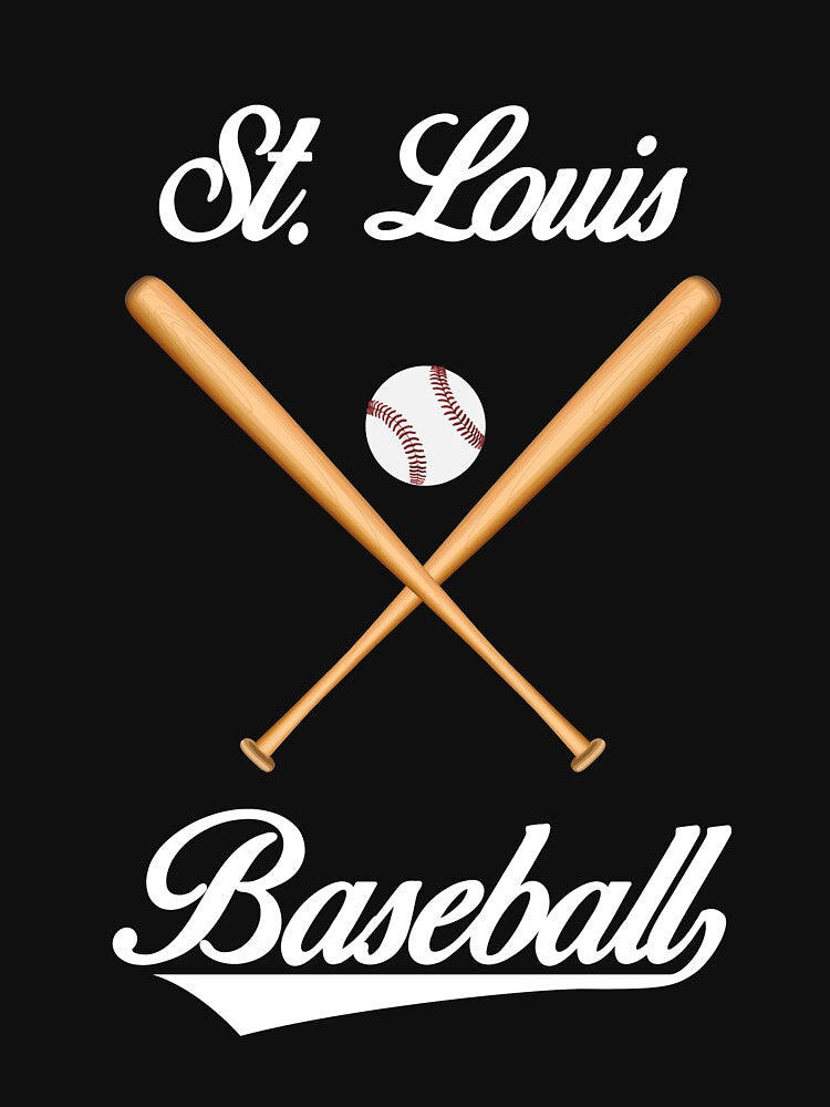 St. Louis Baseball T-Shirt for Men and Women by AllStarMerch