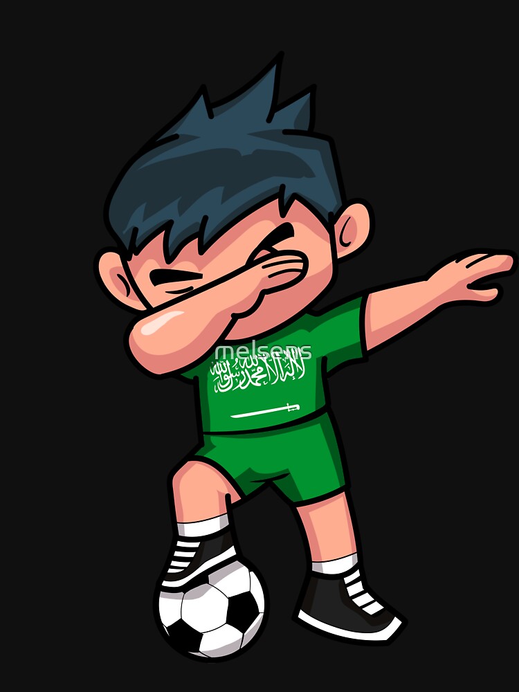 Soccer Boy Dabbing Saudi Arabia by melsens