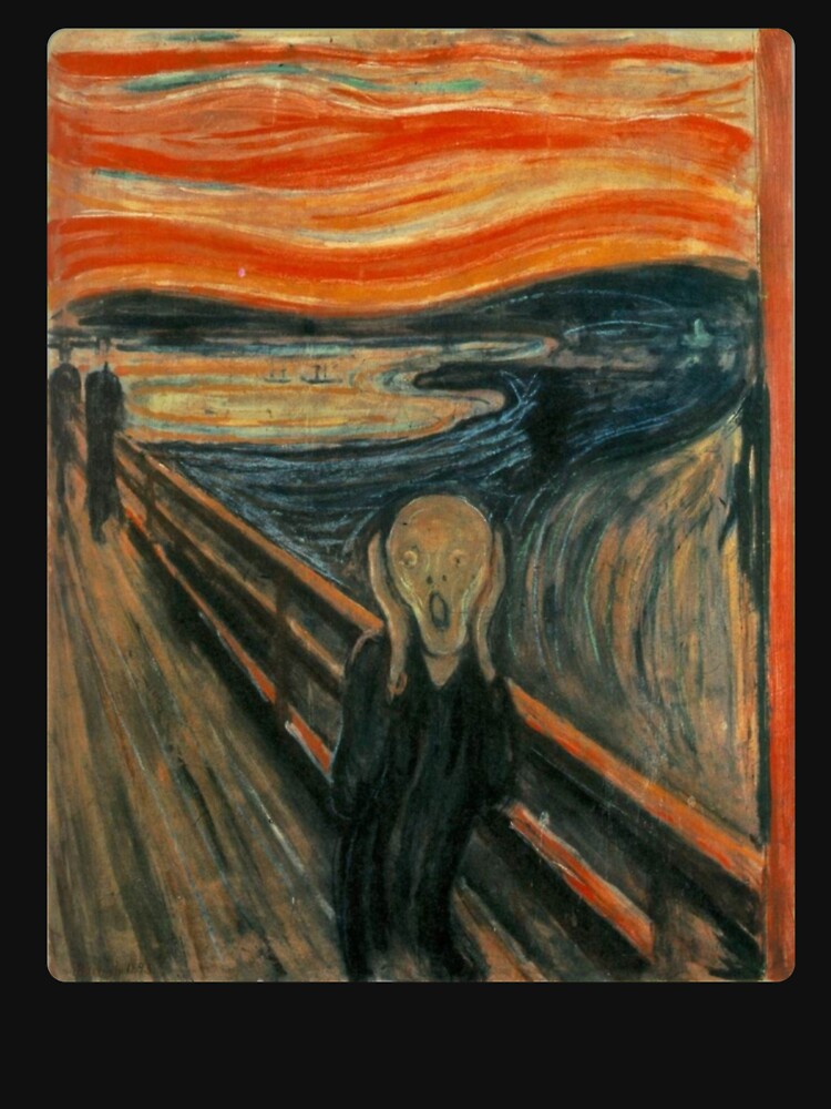 The Scream by Edvard Munch by dzdn