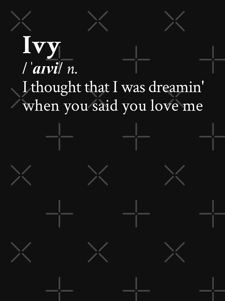 Ivy by Frank Ocean black by StickTheSong