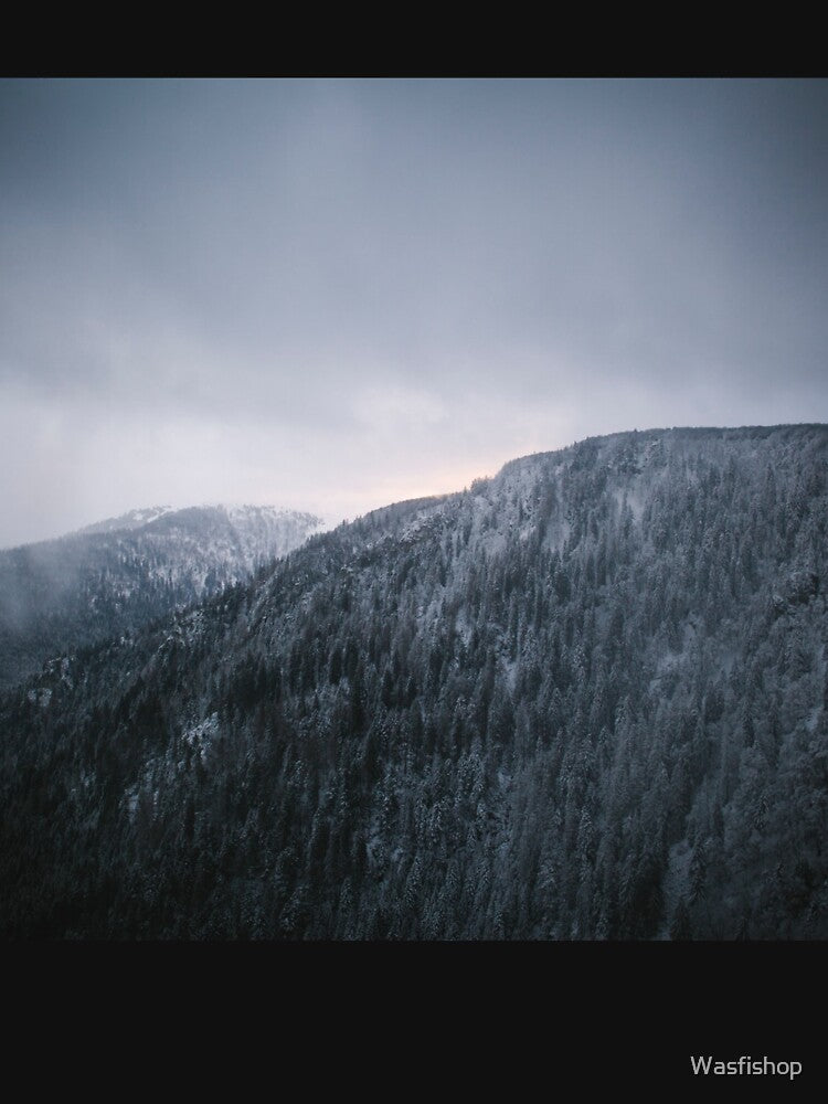 mountain and night sky by Wasfishop