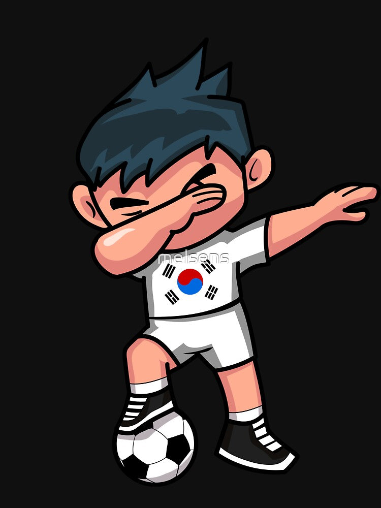 Soccer Boy Dabbing Korea Republic by melsens