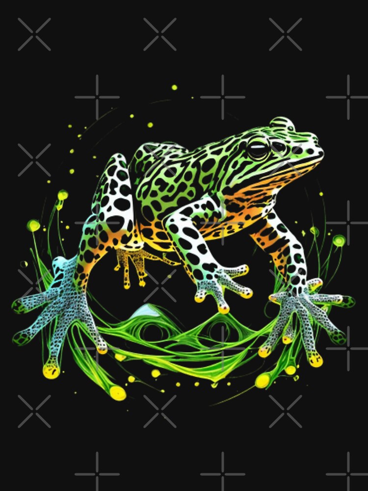 " leopard frog" frog lover by Obinne