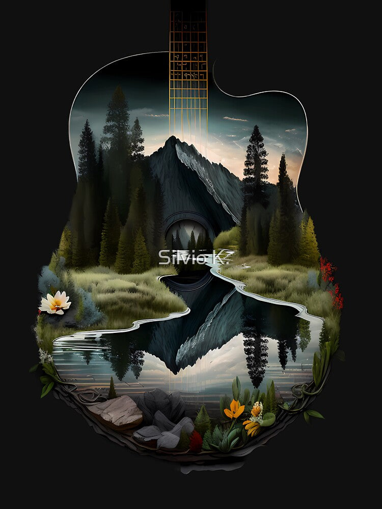 Fusion of Guitar and Nature - Night by Silvio K.