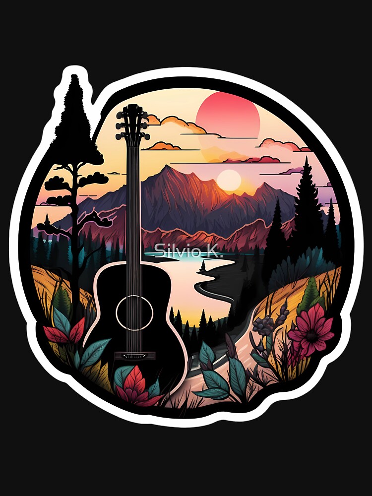 Fusion of Guitar and Nature by Silvio K.