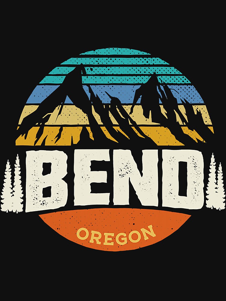 Vintage Bend Oregon Outdoor Mountain by YesterDayCheck