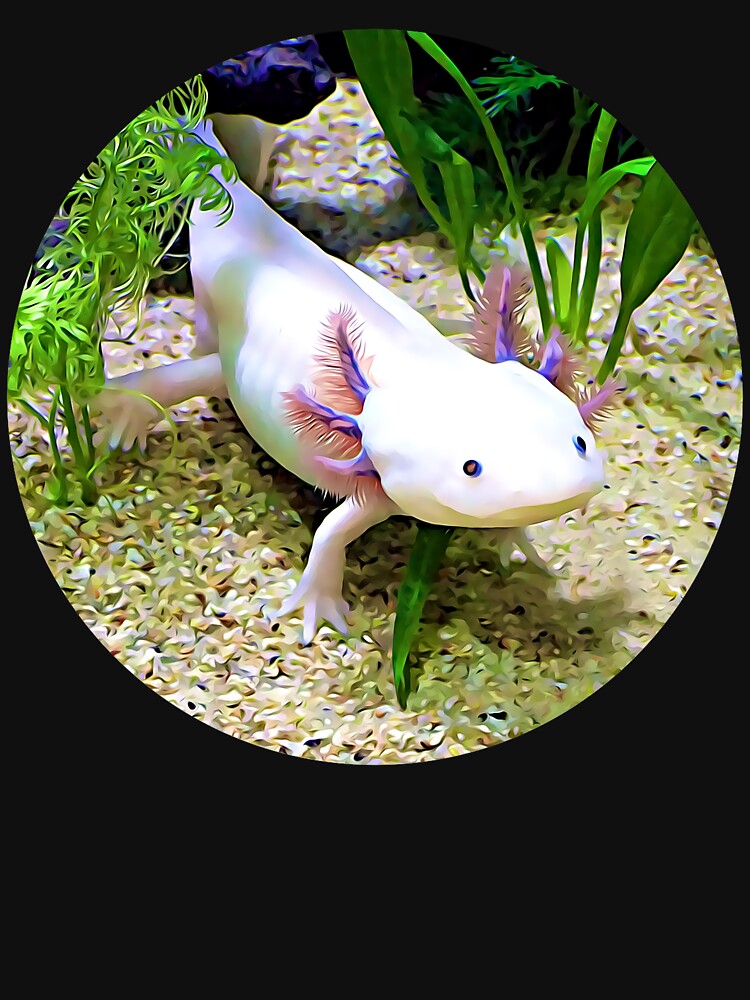 Axolotl Portrait by RevolutionInPaint