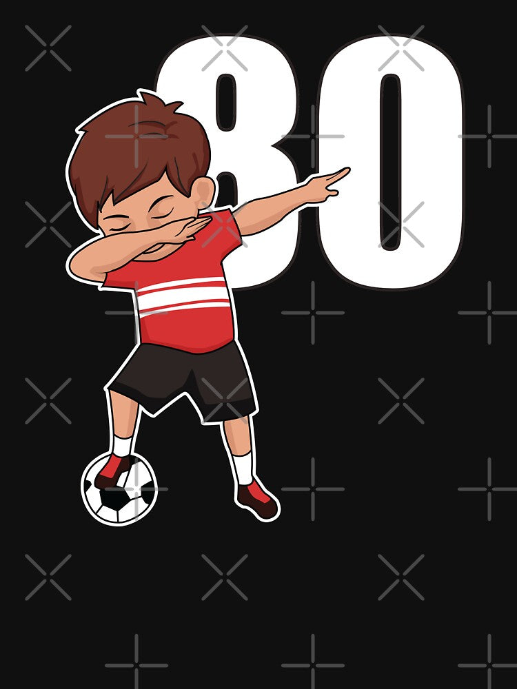 Awesome Soccer Player Number 80 Soccer Athlete Athletic Sports Team by VollLaser