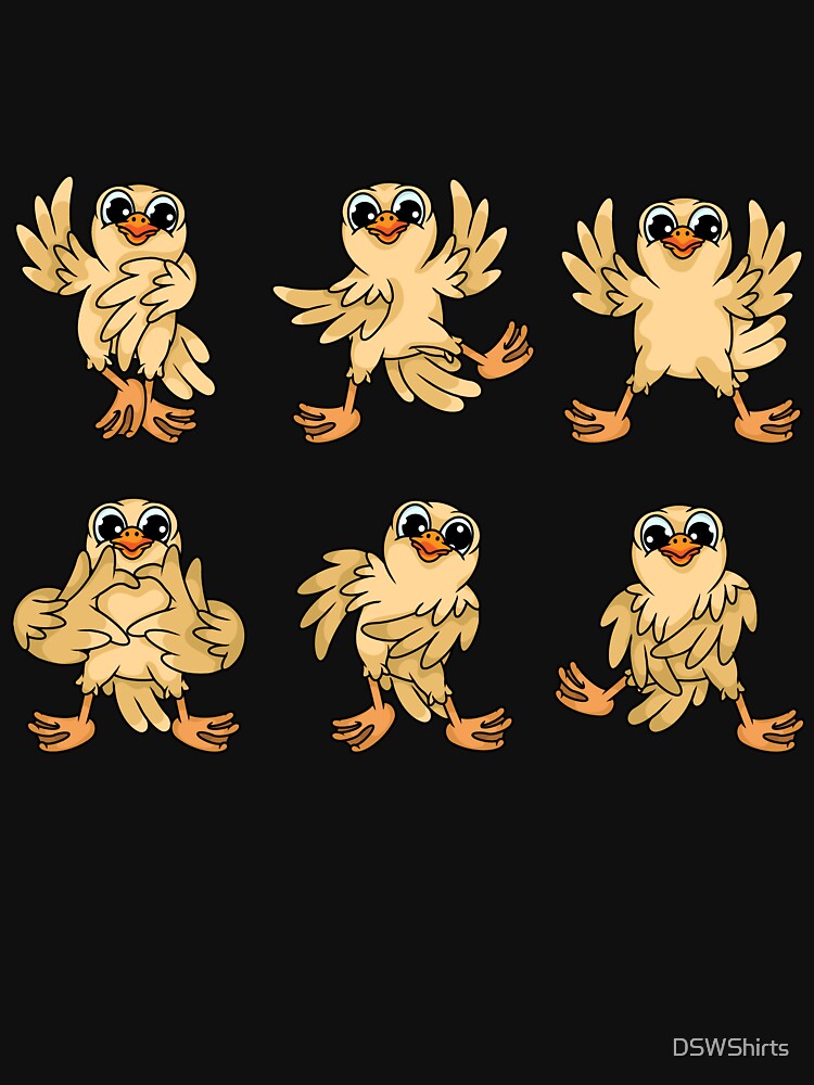 Dancing Chicken Kids Cute Baby Chicken by DSWShirts