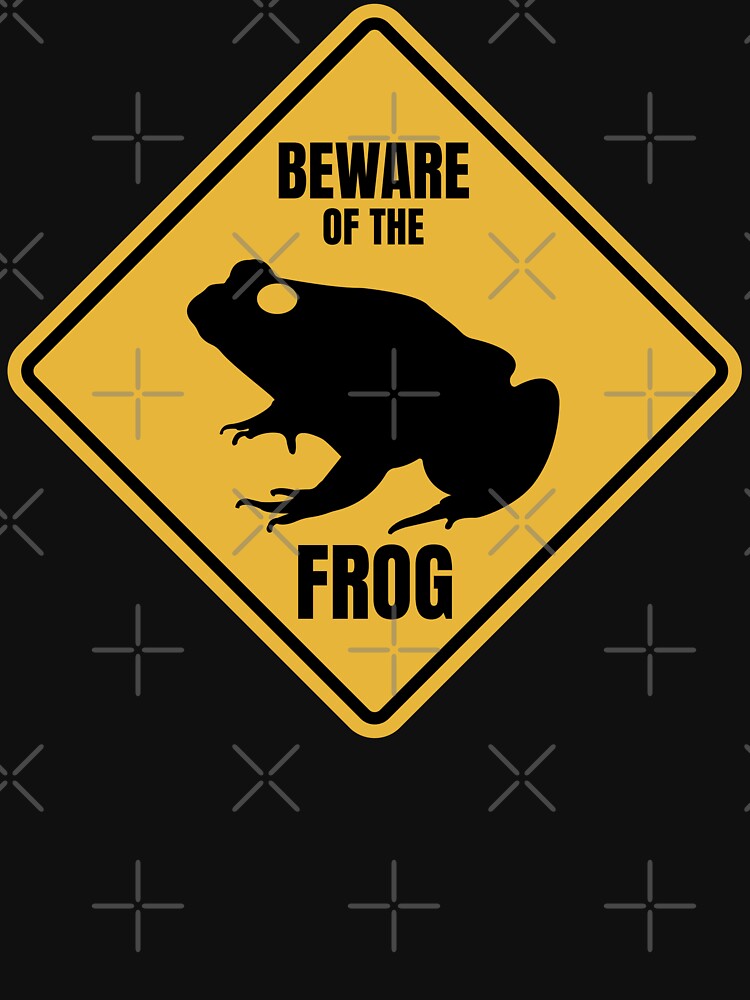 Frog Toad Road Sign by GEEK-FACTORY-EU
