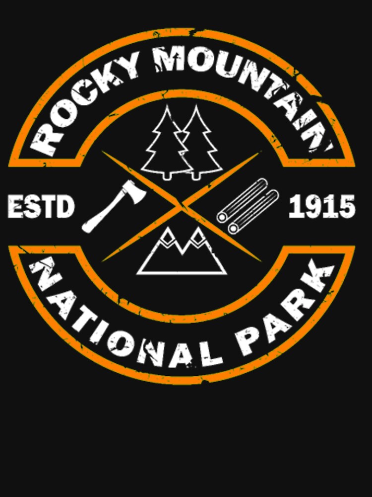 Rocky Mountain National Park Home American Tshirt by Clavitaps