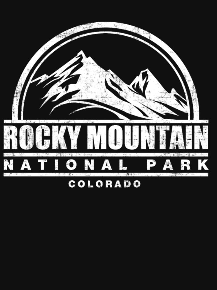 Rocky Mountain Colorado National Park Tshirt by Clavitaps