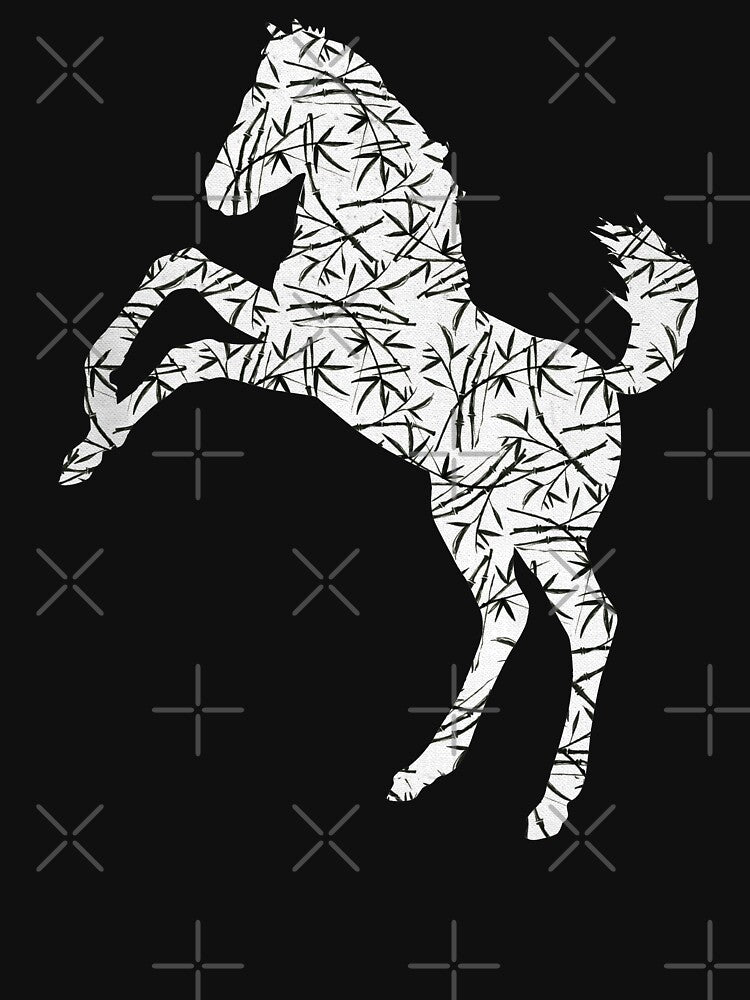 Mustang Horse Bamboo Pattern by SoccaTamam